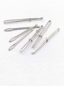 Alat Bantu Memasukkan Tali Karet Elastis Kepala Bulat Ujung Tertutup, Alat Jahit DIY Klip Karet Elastis, Alat Bantu Memasukkan Tali Pinggang, Alat Memasukkan Tali, Alat Bantu Memasukkan Tali yang Dapat Dibengkokkan, Alat Bantu Serbaguna untuk Tali Pinggang Karet Elastis dan Anyaman, Alat Bantu Memasukkan Tali Lubang Kancing Pegas - A - View 4
