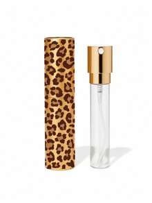 10ml New Leopard Print Refillable Fragrance Bottle - Twist Spray Bottle, Fragrance Spray Bottle, Moisturizing Spray Bottle; Compact And Portable, Fits Most Fragrance Bottles, Skincare Serums And Other Liquids, Suitable For Women, Students, Men, Essential Travel Item, Ideal Travel Companion; Also A High-Quality Holiday Gift For Teachers, Friends And Family, Cheetah Print Room Decor, Room Decor, Bedroom Decor, Fragrance, Diffuser, Air Freshener, Fragrance Women, Gifts, Perfumes For Women, Makeup - Multicolor - View 8
