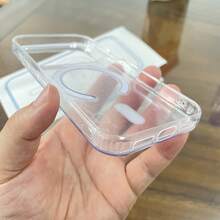 CteGlodrix Phone Case: Acrylic Magnetic Transparent Protective Case For 18Pro Max, Compatible With Apple 11/12/13/14/15/16/17 & Pro/Pro Max, High-Definition Crystal Clear Phone Shell - Clear - View 6