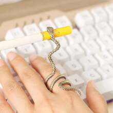 1PC Metal Serpentine Cigarette Holder, Snake-Shaped Cigarette Holder, An Excellent Choice For A Gift. - Multicolor - View 4