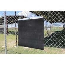 ® Portable Plyo Mat Steel‑Stiffened Plyo Wall To Protect Weighted Balls And Fences Travel Baseball Pitching And Throwing Training Surface - As Pic - View 2