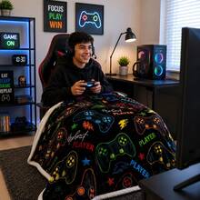 COBERDRON SHERPA DOUBLE-SIDED WARM KING SIZE - GAMER - 查看 2