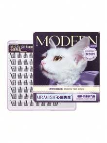 64簇假睫毛 Meow Heiress Modern Moment 系列 俏皮斜翼款 創新雙毛層疊 雙倍濃密放大酷女孩眼妝 MR.WISH 貓系風格（不含睫毛膠） - B - 查看 9