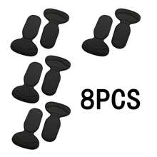 8 Stücke verdickte gepolsterte Fersenkissen, selbstklebende rutschfeste stoßabsorbierende Schaumstoffauskleidung für High Heels, Stiefel, Anzugschuhe, weich und bequem für langes Gehen und Stehen, rutschfeste wasserdichte Fersenkissen, Schuhgrößenreduzierer, nur für Frauen (8/4/2/1 Stück) erhältlich - A - Übersicht 11