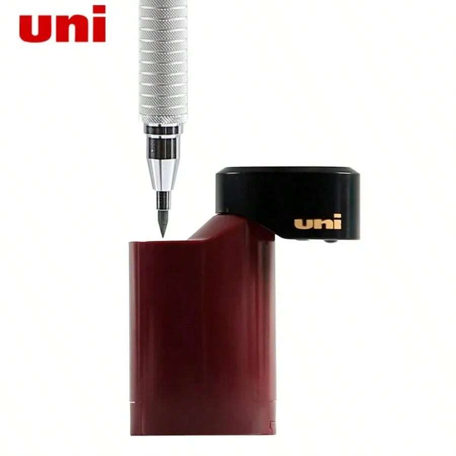 日本 UNI 鉛筆口袋削筆器 DPS600，適用於 Uni 2.0mm 鉛筆芯，旋轉式鉛筆削筆器，適合素描與繪畫，多功能鉛筆削筆器