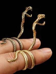 1PC Metal Serpentine Cigarette Holder, Snake-Shaped Cigarette Holder, An Excellent Choice For A Gift. - Multicolor - View 7