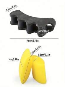 1pc Soft & Comfortable Toe Separator: Adjustable Silicone Toe Spacer For Men & Women - Suitable For Daily Wear And Cycling Activities - Halloween - Christmas - Thanksgiving - Multicolor - View 5