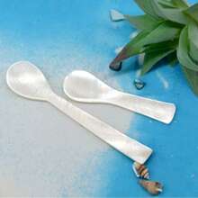 Natural Pearl Mother Of Pearl Spoon, Mini Shell Spoon, Small Caviar Jam Spoon, Kitchen And Skincare Makeup Mask Scraping Spoon - View 3
