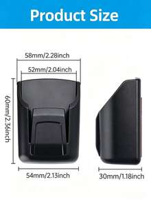 1pc/2pcs New Car Key Storage Box, Center Console Key Hook, Card Storage Box, Remote Control Box, Car Interior Key Holder Storage Box, Center Console Decoration, Car Interior Small Item Storage, Lighter, Lipstick Storage, Car Interior Organization, Christmas Halloween Small Gift - Black - View 11