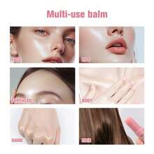 1pc Korean Anti-Wrinkle Elastic Multi-Effect Repair Stick - Long-Lasting Hydration, Suitable For Dry Skin; Oil Control And Conditioning Effect, Matte Finish; Friction-Resistant, Fresh And Non-Greasy; Oil-Free Formula, Moisturizing Without Drying; Waterproof And Sweat-Resistant, Gentle Nourishment For Skin, Fading Fine Lines Around Eyes - Pink - View 5