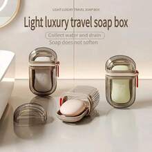 Travel Portable Leak-Proof Soap Box With Lid, Bar Soap Storage Container, Suitable For Travel, Bathroom, Shower, Gym, School, Camping, Vacation And Outdoor Occasions - Upgraded Version - View 5