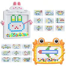 Children's Animal Magnetic Drawing Board, Magnetic Painting Board, Concentration Training Educational Toy, Suitable For Puzzle Education, Creative DIY, Back To School Essential Gift For Boys And Girls - Multicolor - View 3