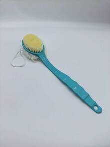 1pc Long Handle Double-Sided 2-In-1 Bath Brush (Hard Bristle Exfoliating + Bath Sponge Foaming), Multi-Function Back Exfoliating Brush, Back-To-School Double-Sided Shower Brush, Long Handle Powerful Cleaning Brush, Suitable For Exfoliation And Back Cleaning - One Size Fits All - View 9
