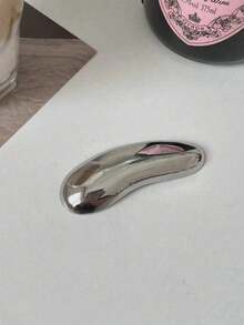 4/1 Women's Minimalist Metallic Luster Waist Buckle Brooch, Luxury High-End Fashion Accessory, Non-Slip Decorative Buckle, Bathroom Accessory, Bathrobe Hair Accessory, Suitable For Dresses, Coats, Jackets - Multicolor - View 6