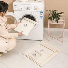 1/6pcs Embroidered Mesh Laundry Bag Set, Fine Protective Washing Machine Bags For Underwear Sweater Pants, Anti-Snagging Delicate Garment Care Organizer Storage - View 4