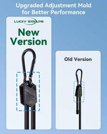 8 Pcs 48 Inch Adjustable Carabiner Bungee Cords With Hooks, Effortlessly Adjusts From 7" To 48", Heavy-Duty Black Bungee Straps With UV Protection & Superior Stretch For Cargo, Bikes, Luggage, Carts, Trucks & More - Black - View 8