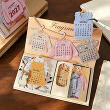JotBox Kalender Meja Mini Lemari Pakaian Empat Musim 2027, Ornamen Meja Kreatif, Kalender Seru - Kalender Mini Lemari Pakaian Empat Musim - View 5