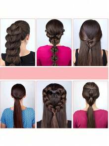 100pcs Women's Solid Color Basic Hair Ties, High Elasticity Hair Bands, Minimalist Style, Meet Daily Hairstyle Needs, Women's Hair Accessories. Suitable For Daily Casual Use. - Multicolor - View 4