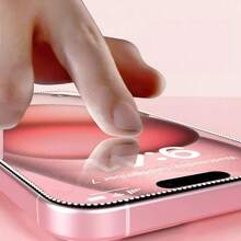 High-Definition Tempered Glass Screen Protector For IPhone 17/16/15 Pro Max/14 Plus/13/12/11, 9H Hardness Anti-Scratch Diamond Edge, Diamond Inlaid, Fashionable Phone Accessory, Perfect Gift For Best Friend - Multicolor - View 5