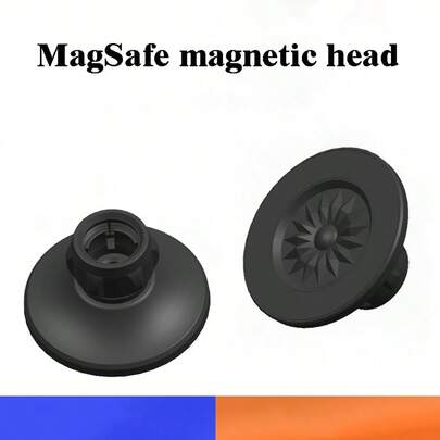 汽車車載支架替換頭，汽車配件強力磁吸 Magsafe 支架 17mm 球頭，相容汽車底座，強力磁鐵黏貼式，適用儀表板、中央控制台、桌面，手機配件