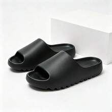 Unisex EVA Thick Sole Soft Bottom Slippers, Non-Slip Indoor/Outdoor ...