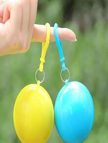 1 Set. Compressed Raincoat Ball + Waterproof Shoe Covers Rain Gear Set - Multicolor - View 4