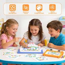 Children's Animal Magnetic Drawing Board, Magnetic Painting Board, Concentration Training Educational Toy, Suitable For Puzzle Education, Creative DIY, Back To School Essential Gift For Boys And Girls - Multicolor - View 5