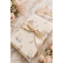 1 Roll - 58*23inch - Elegant Swan Ballet Wrapping Paper | Watercolor Ballerina Gift Wrap - 1 Roll - 58*23inch - View 2
