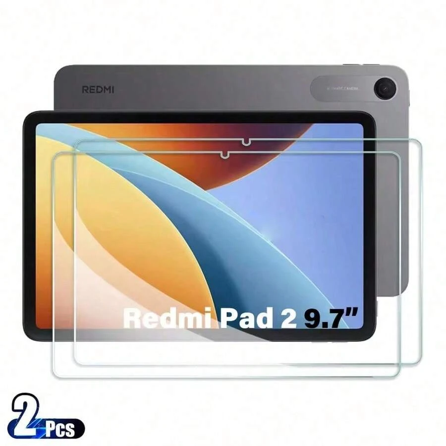 2pcs Screen Protector Compatible With Xiaomi Pad 8 Pro, Pad 8, Pad 7 Pro, Pad 7, Pad Mini, Pad 2 Pro 5G, Pad 2 Pro 12.1 Inch 2025, Pad 2 11 Inch 2025, 9.7 Inch 2026, 9H Hardness High Definition Transparent Anti-Scratch Anti-Fall Bubble-Free