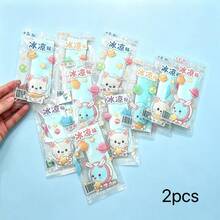 2pcs/Set -8℃ Instant Cooling Gel Patch, Long-Lasting Physical Cooling Patch, Portable Cooling Patch, Essential For Students, Outdoor Sports, Driving, Travel, Back To School, Summer Must-Have - Random Color - View 6