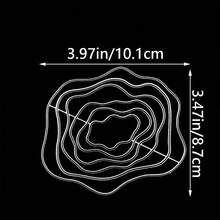 Hollow Metal Cutting Dies For Photo Frames, Embossing Templates For Greeting Cards, Suitable For DIY Scrapbooking, Greeting Cards And Photo Album Making - MC1453 - View 10