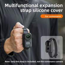 Casing Pelindung Kamera dengan Tali Pergelangan Tangan Silikon yang Kompatibel dengan OSMO Nano, Cangkang Silikon Eksklusif yang Melindungi Seluruh Bagian, Casing Pelindung Kamera Aksi Portabel yang Dapat Diatur, Tali Ekspansi Anti-Jatuh Multifungsi, Aksesori Kamera Aksi Anti-Gores - View 1