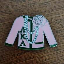 1 pieza Broche de estilo de ropa vintage de moda, adecuado como accesorio para aniversario diario - Rosa - Ver 6