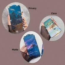 High-Definition Tempered Glass Screen Protector For IPhone 17/16/15 Pro Max/14 Plus/13/12/11, 9H Hardness Anti-Scratch Diamond Edge, Diamond Inlaid, Fashionable Phone Accessory, Perfect Gift For Best Friend - Multicolor - View 11