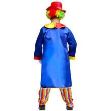 Adults Funny Clown Costumes Joker Bodysuit For Men Magician Performance Fancy Halloween Outfits Just Clothes No Prop - Multicolor - View 7