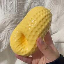Juguete antiestrés de cacahuete realista para apretar, juguete de comida para aliviar el estrés, dispositivo antiestrés de cacahuete con rebote lento para apretar - Multicolor - Ver 6