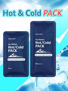 Aviator Asen Reusable Hot & Cold Compress Pack, Nylon Taffeta Material Cold Compress Patch, Gel Ice Pack, Microwaveable & Freezable, Multi-Purpose Physical Cooling Pad, Suitable For Sports Recovery, Soothing Massage Care Tool, Applicable To Neck, Knee, Head, Joint, Muscle, Home Essential - Multiple Styles - View 11