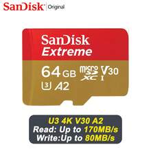 Kartu Micro SD SanDisk, U3 4K V30 A2, Cocok untuk Drone/Kamera Aksi/Tablet - View 12
