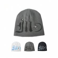 1pc Women's Fashion Y2K Jacquard Knit Hat, Warm And Suitable For Autumn/Winter Casual Wear, Gift For Friends - A - View 4