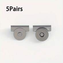 2/5/8/10/12/15Pairs Magnetic Alloy Snap Clasps, 4 Colors - Seamless Closure For Handbags And Garments - DY Craft Accessories - A - View 15