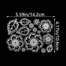 DIY 花卉與葉片金屬碳鋼模切模板，適用於紙藝、壓花與蝕刻 - MC1456 - 查看 11