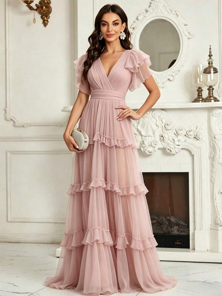 Women Formal & Evening Dresses - Pink - View 1