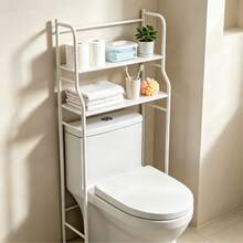 Over Toilet Storage Rack,64*24*115cm, Freestanding Multi-Layer Bathroom Organizer, Bathroom Shelf Above Toilet - Multicolor - View 7