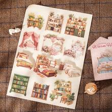 JotBox Warm Home Cozy Style Realistic Embroidery PET Die-Cut Stickers, Light Vintage Planner Collage Creative Material Stickers - Cozy Home - View 10