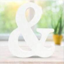 6 Inch White Wooden Letters, Unfinished Wooden Letters, Suitable For Wall Decor, Standing Decor Letters, Sliced Sign Decor, Can Be Used For Crafts, Home Party Projects, Birthdays, Graduation Ceremonies, Etc., Best Gift Choice - 1PC - View 27