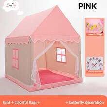 1 pieza Castillo de Cuento de Hadas, Tienda Infantil, Casa de Juegos para Niñas en Interiores, Casa de Juegos para Niños, Casa de Princesa de Ensueño, Casa de Juguete de Castillo, Casa de Princesa de Ensueño, Base de Juegos Secreta - Multicolor - Ver 11