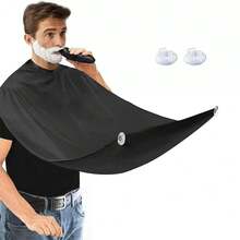 1pc Practical Thoughtful Men's Gift: Beard Shaving Apron Bib Trimmer Holder, Adult Bib, Men's Shaving Cloth, Bathroom Accessory, Adult Beard Apron, Valentine's Day Gift, Men's Gift - Multi-color - View 3