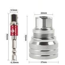 1/2pcs Magic Socket, Adjustable Hex Socket Ratchet Wrench, Multi-Function Power Drill Screw Driver 10-19mm, Metric 3/8" To 3/4", Tool Gift For Men/Dad/Father/Husband, Christmas Father's Day Gift - A - View 7