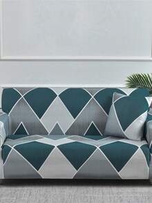1pc Printed Elastic One-Piece Sofa Cover, Minimalist Style, Pet-Friendly Non-Slip Stain-Resistant Scratch-Resistant, Suitable For All Seasons, Machine Washable, Fits Living Room, Bedroom, Study, Suitable For 1/2/3/4 Seater Sofa - Multicolor - View 4
