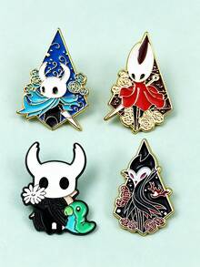 Hollow Knight Game Brooch - Cartoon Enamel Metal Brooch, Suitable For Backpack And Jacket Accessories - Multicolor - View 19